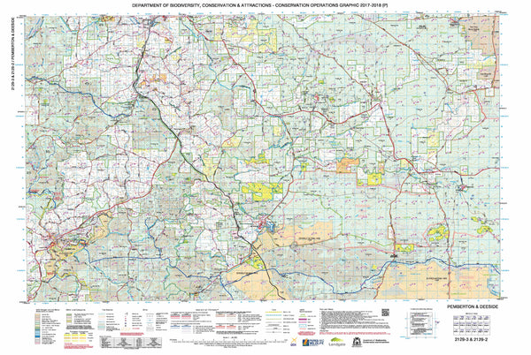 Pemberton & Deeside 50k COG Topographic Map
