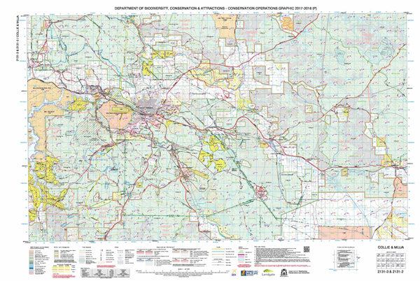 Collie & Muja 50k COG Topographic Map