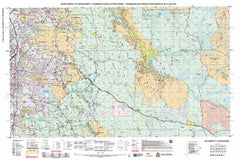 Kelmscott & Beraking 50k COG Topographic Map