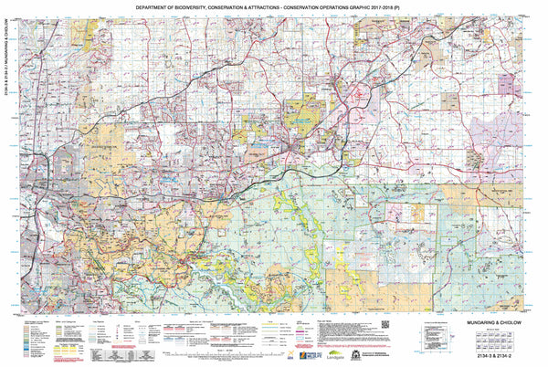Mundaring & Chidlow 50k COG Topographic Map
