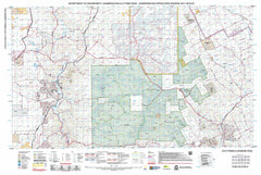 Chittering & Dewars Pool 50k COG Topographic Map