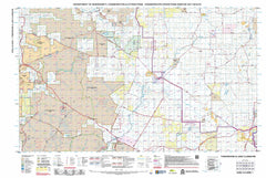 Tonebridge & Lake Clabburn 50k COG Topographic Map