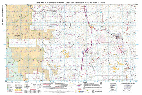 Coolaring & Beverley 50k COG Topographic Map