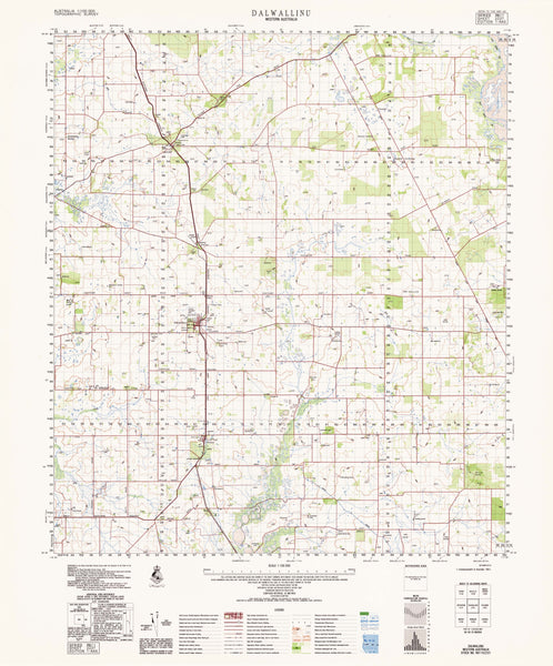 2237 Dalwallinu 1:100k Topographic Map