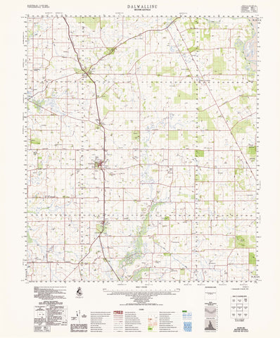 2237 Dalwallinu 1:100k Topographic Map