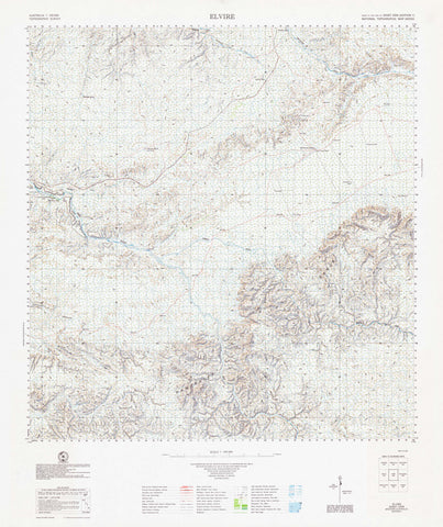 2254 Elvire 1:100k Topographic Map
