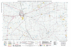 Kojonup & Carlecatup 50k COG Topographic Map