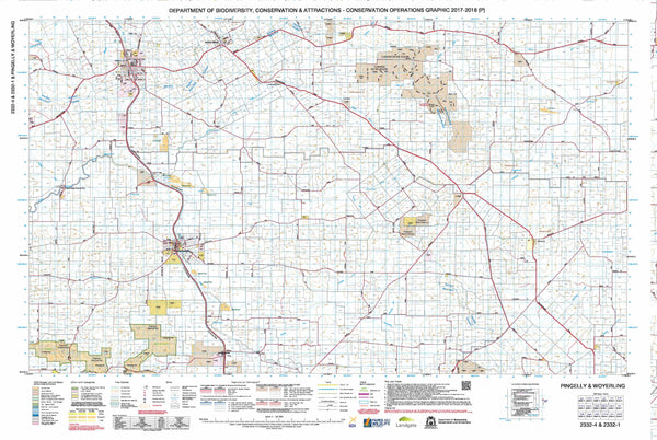 Pingelly & Woyerling 50k COG Topographic Map