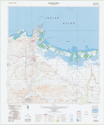 2356 Roebourne 1:100k Topographic Map