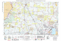 Redmond & Oyster Harbour 50k COG Topographic Map
