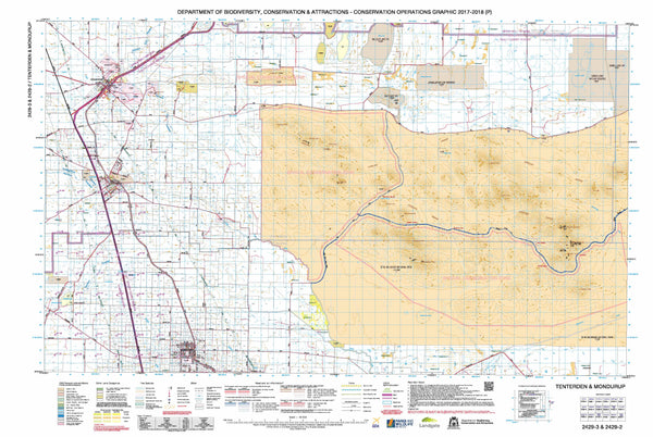 Tenterden & Mondurup 50k COG Topographic Map