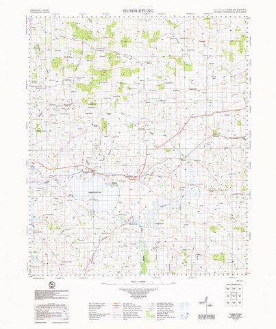 2431 Dumbleyung 1:100k Topographic Map