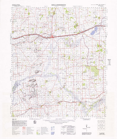 2434 Kellerberrin 1:100k Topographic Map