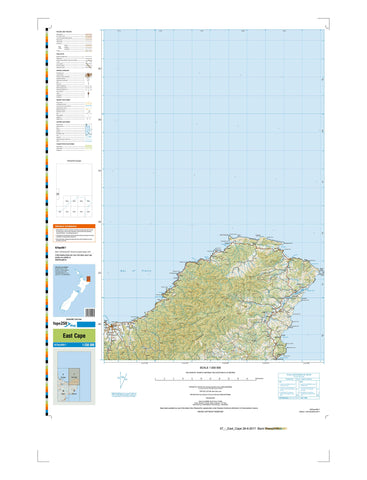 07 - East Cape Topo250 map