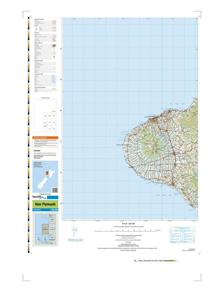 08 - New Plymouth Topo250 map