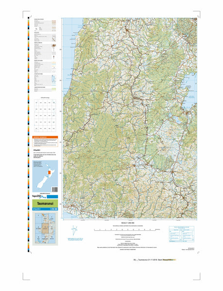 09 - Taumarunui Topo250 map