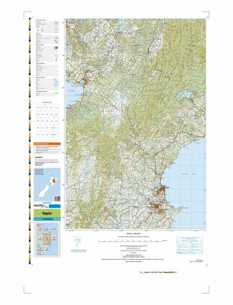 10 - Napier Topo250 map