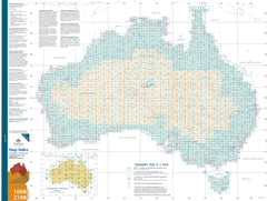 Bairnsdale SJ55-07 Topographic Map 1:250k