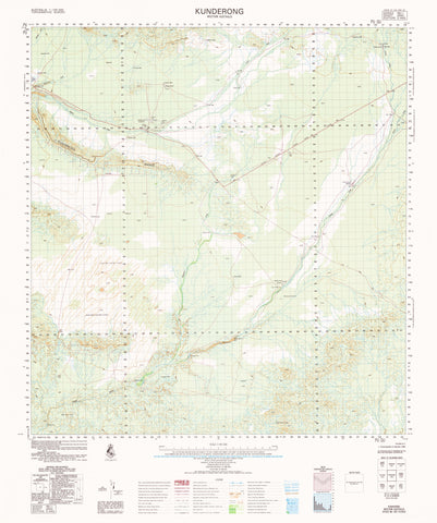 2650 Kunderong 1:100k Topographic Map