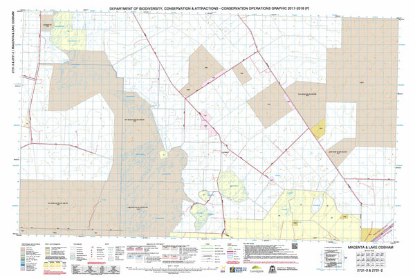 Magenta & Lake Cobham 50k COG Topographic Map