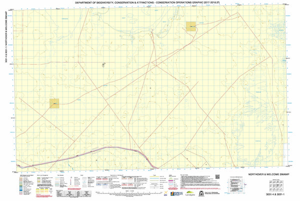 Northover & Welcome Swamp 50k COG Topographic Map