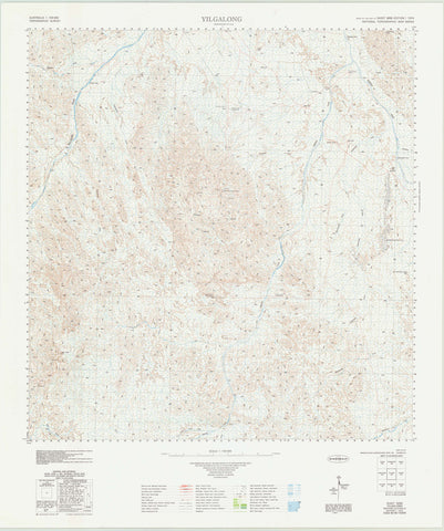 3055 Yilgalong 1:100k Topographic Map