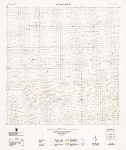 3359 Cudalgarra 1:100k Topographic Map
