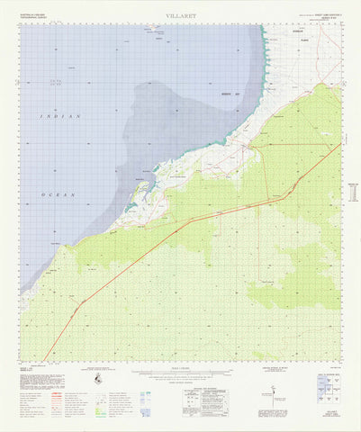 3361 Villaret 1:100k Topographic Map