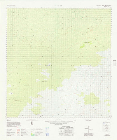3460 Logan 1:100k Topographic Map