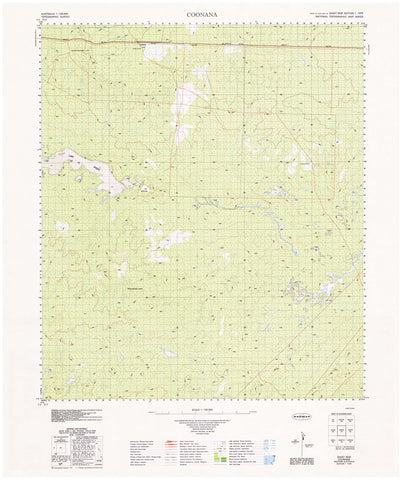 3535 Coonana 1:100k Topographic Map