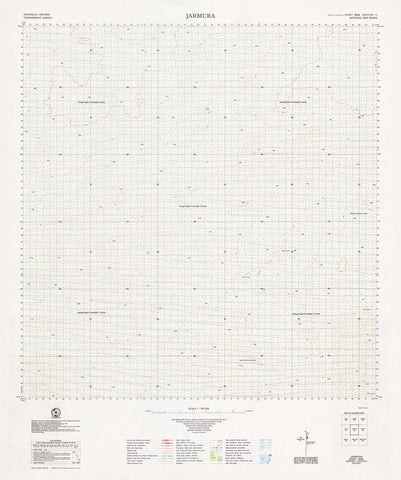 3559 Jarmura 1:100k Topographic Map