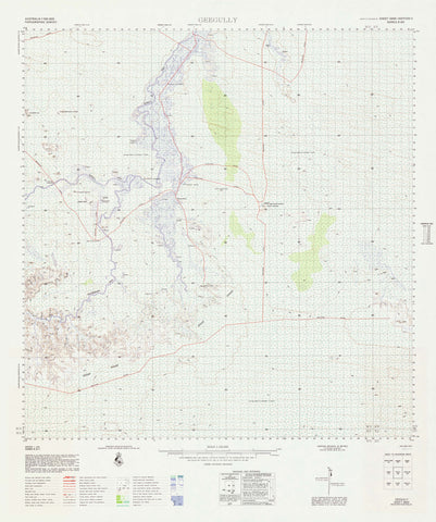 3660 Geegully 1:100k Topographic Map