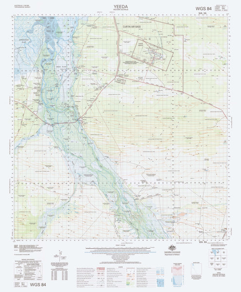 Yudea Map Buy 3662 Yeeda 1:100k Topographic Map