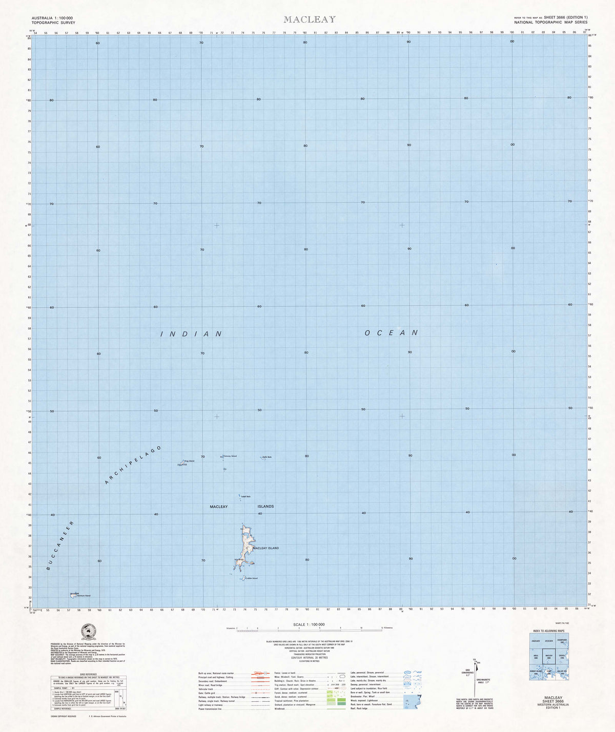3666 Macleay 1:100k Topographic Map | Mapworld