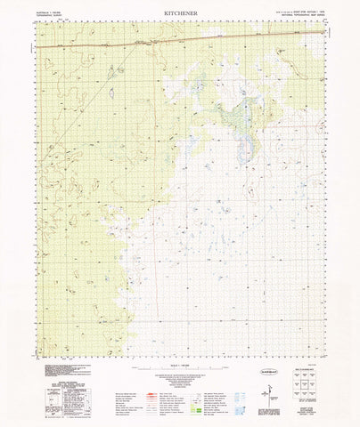 3735 Kitchener 1:100k Topographic Map