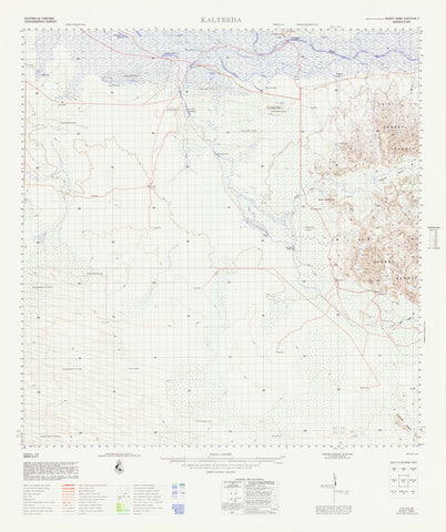 3860 Kalyeeda 1:100k Topographic Map