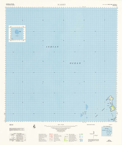 3869 Maret 1:100k Topographic Map