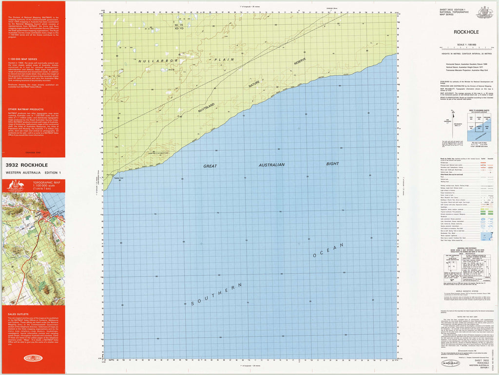 3932 Rockhole 1:100k Topographic Map | Mapworld