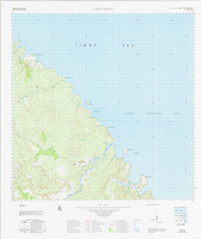 4469 Casuarina 1:100k Topographic Map