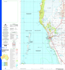 Carnarvon Special SG49-04 Topographic Map 1:250k