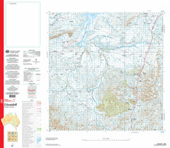 4664 Lissadell 1:100k Topographic Map