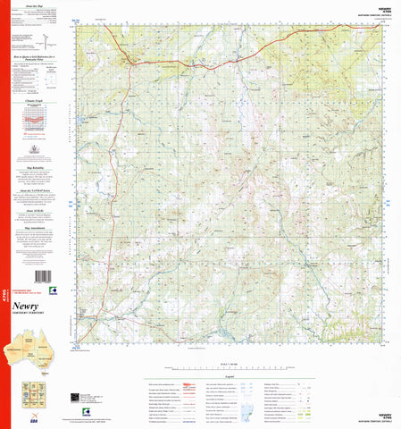 4765 Newry 1:100k Topographic Map