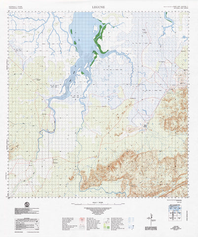 4767 Legune 1:100k Topographic Map