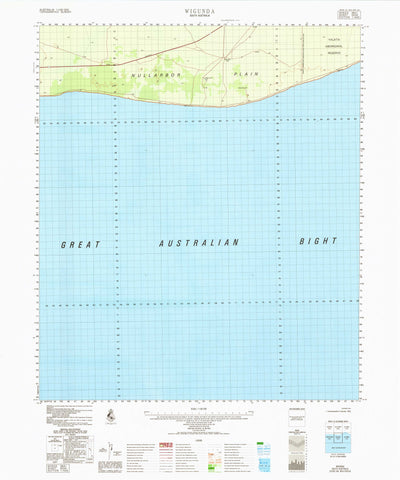 5034 Wigunda 1:100k Topographic Map