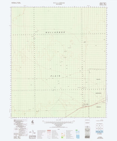 5035 Nullarbor 1:100k Topographic Map