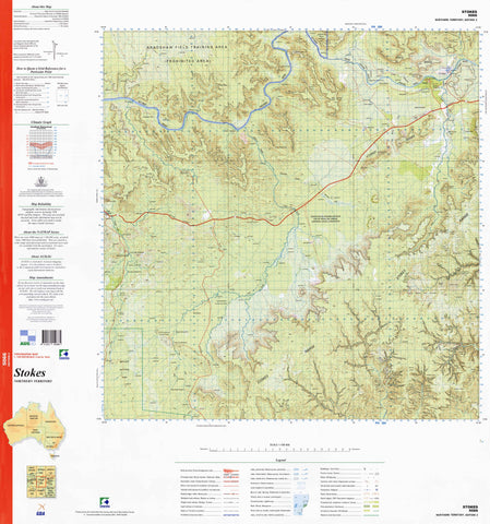 5066 Stokes 1:100k Topographic Map