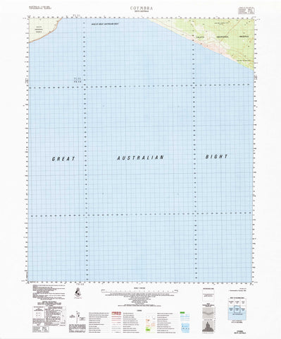 5134 Coymbra 1:100k Topographic Map