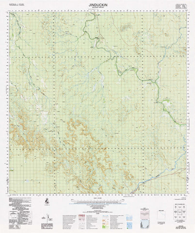 5169 Jinduckin 1:100k Topographic Map