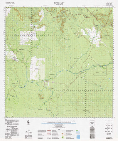 5170 Tipperary 1:100k Topographic Map