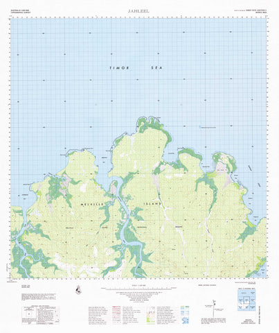 5175 Jahleel 1:100k Topographic Map